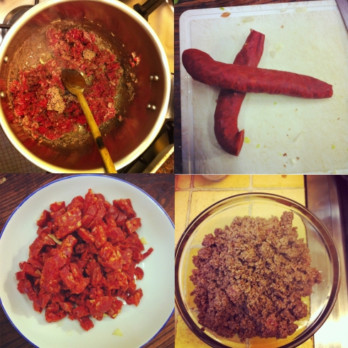 1-Meat & Chorizo